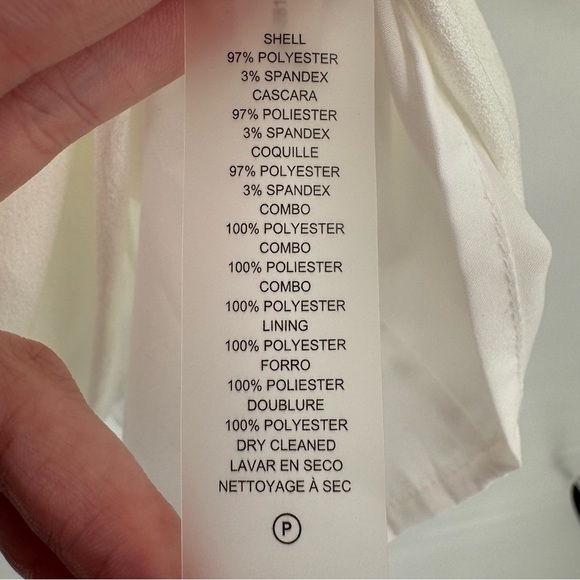 Vince Camuto Women’s 10 White Bow Neck Long Sleeve Shift Midi Dress‎ - Picture 4 of 5